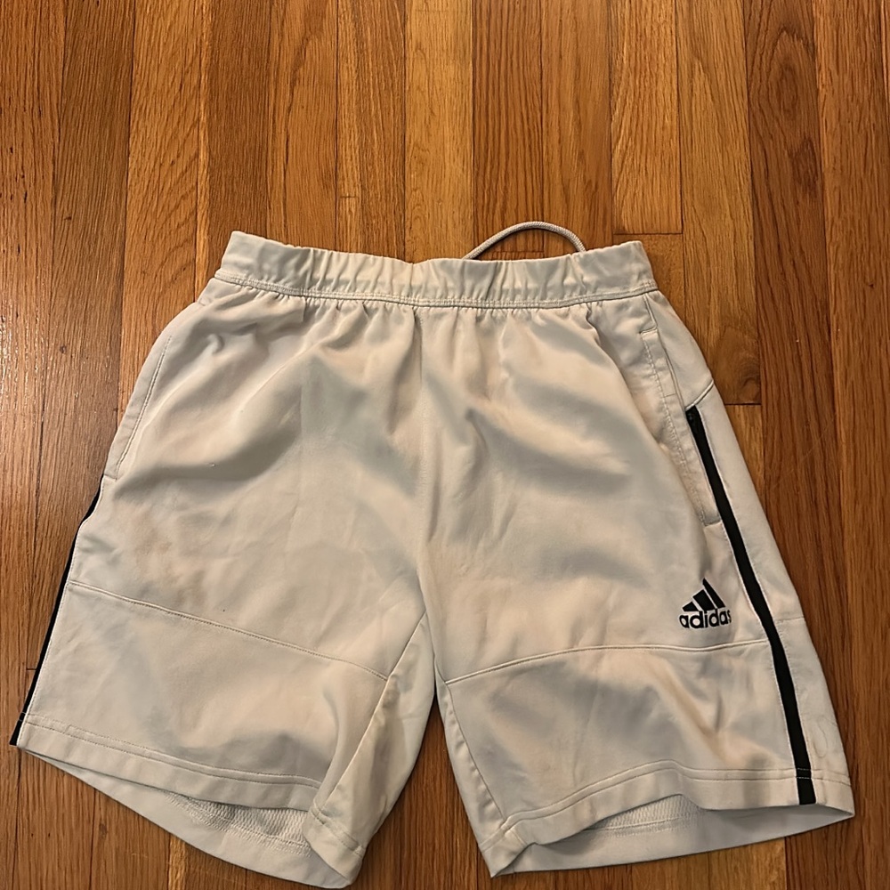 Adidas Men's Large White Athletic Shorts